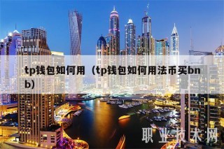 tp钱包如何用(tp钱包如何用法币买bnb)