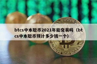 btcs中本聪币2021年能交易吗(btcs中本聪币预计多少钱一个)