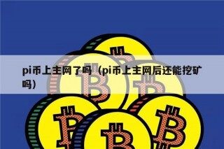pi币上主网了吗(pi币上主网后还能挖矿吗)